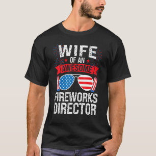 Camiseta Esposa De Un Impresionante Director De Fuegos Arti