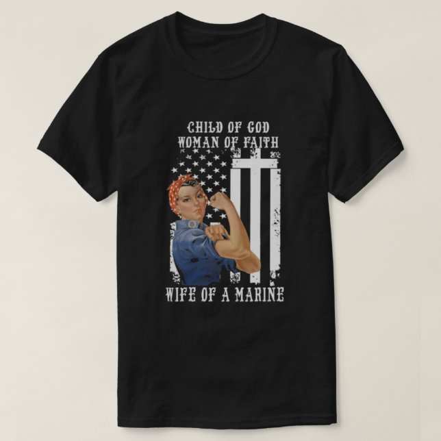 Camiseta esposa de un marine (Diseño del anverso)