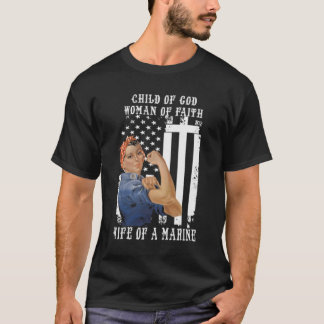 Camiseta esposa de un marine