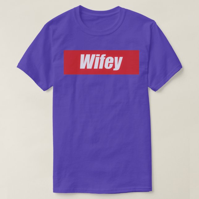 Camiseta Esposa de Wifey Guay Gift (Diseño del anverso)