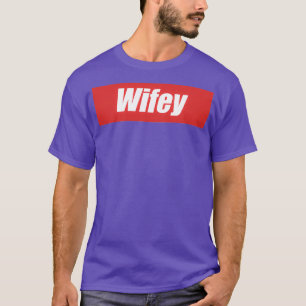 Camiseta Esposa de Wifey Guay Gift