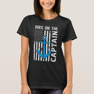 Camiseta Esposa del capitán retro reclama al capitán para l