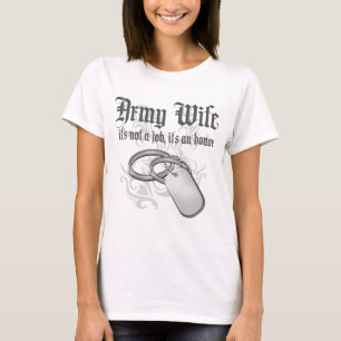 Camiseta Esposa del ejército - no es un trabajo que es un