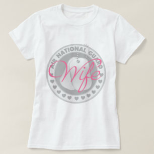 Camiseta Esposa del Guardia Nacional del aire