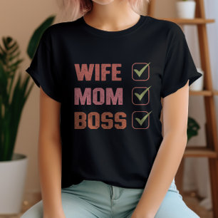 Camiseta esposa del jefe de mamá