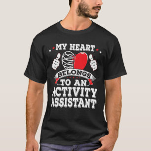 Camiseta Esposa del marido de un ayudante de actividad Bf G