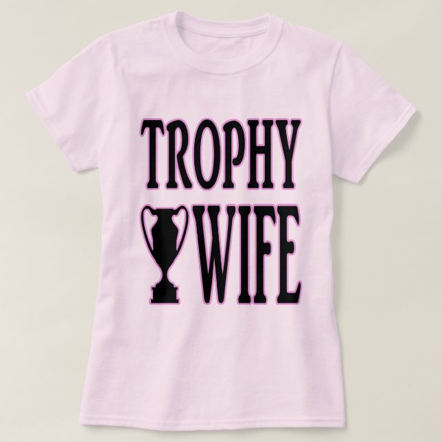 Camiseta Esposa del trofeo (Diseño del anverso)