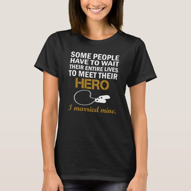 Camiseta Esposa del veterano (Anverso)