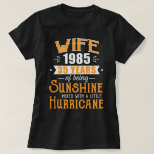Camiseta Esposa desde el regalo de 1985, 35 años de aniver