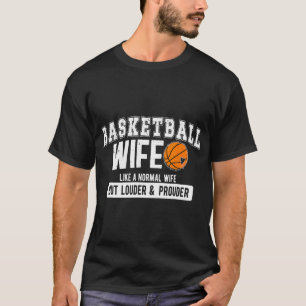 Camiseta Esposa Divertida Del Entrenador De Baloncesto, Esp