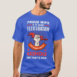 Camiseta Esposa electrista de una mujer venezolana Orgullos