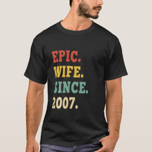 Camiseta Esposa Épica del 15° Aniversario del Boda desde 20