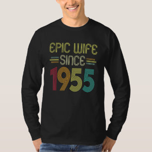 Camiseta Esposa épica desde 1955, su 67º aniversario Boda