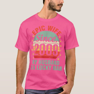 Camiseta Esposa Épica Desde 2009 Mi Esposo Es Un Hombre Afo