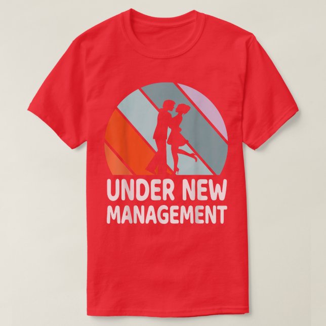 Camiseta Esposa Esposa bailando juntos Boda bajo nuevas Mam (Diseño del anverso)