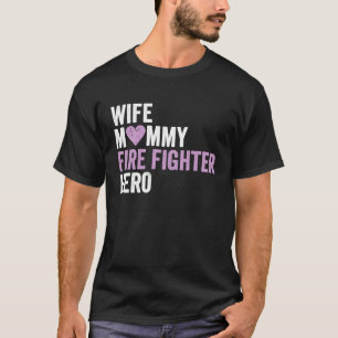 Camiseta Esposa Esposa De La Pelea De Fuego De La Mala Muñe