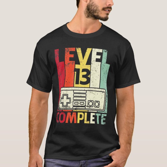Camiseta Esposa Esposa Gamer Aniversario del Marzo Nivel 13 (Anverso)