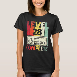 Camiseta Esposa Esposa Gamer Aniversario del Marzo Nivel 28