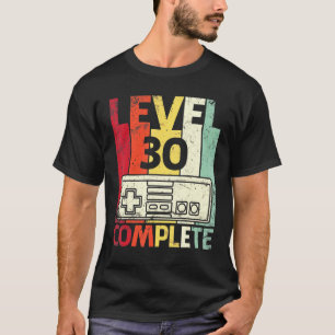 Camiseta Esposa Esposa Gamer Aniversario del Marzo Nivel 30