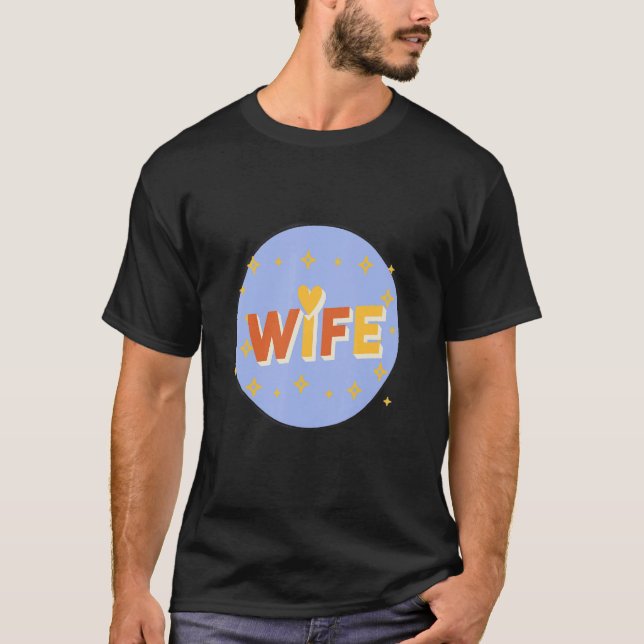 Camiseta Esposa Esposa Matrimonio Matrimonio matrimonio Par (Anverso)