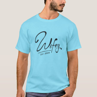 Camiseta Esposa Est. 2024 Acabo De Casarse
