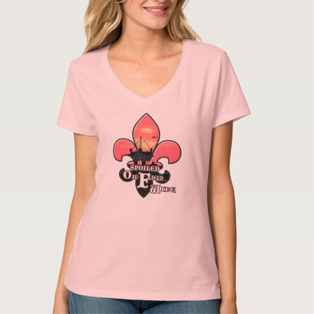CAMISETA ESPOSA ESTROPEADA DEL CAMPO PETROLÍFERO (Anverso)