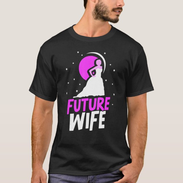 Camiseta Esposa futura despedida de soltera boda novia dive (Anverso)