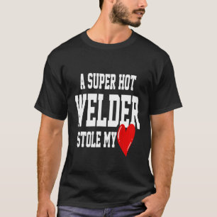 Camiseta Esposa Girlfriend Welder Weler Mzr5o