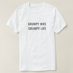 Camiseta Esposa Grupada Vida Matrimonio Humor