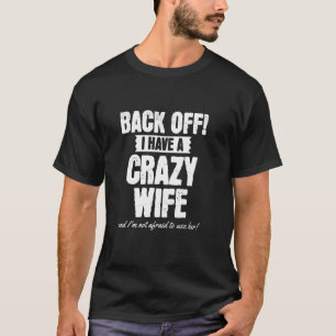 Camiseta Esposa loca, ideas sarcásticas de Chiste de marido