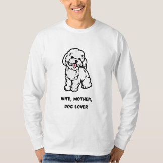 Camiseta Esposa, madre, amante de los perros