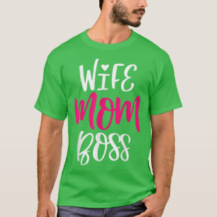 Camiseta Esposa madre bosca graciosa y gráfica fiesta de la