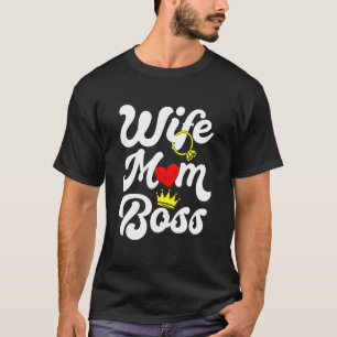 Camiseta Esposa madre bosca gráfica del Día de la Madre 1