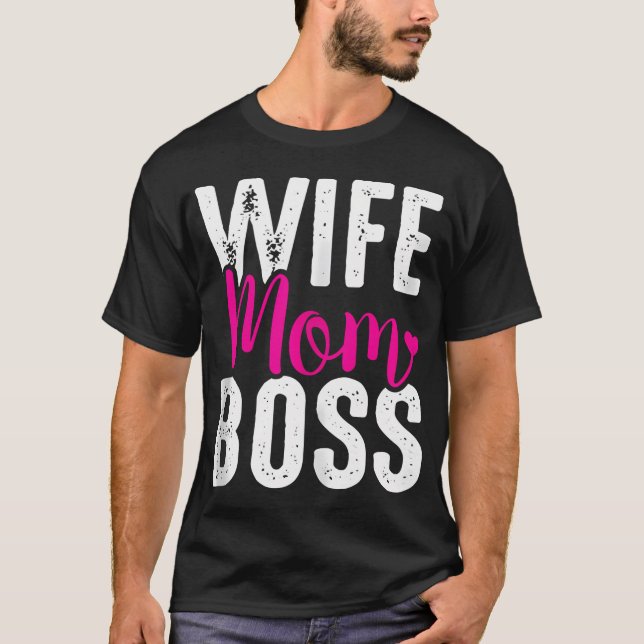 Camiseta Esposa Mamá Boss (Anverso)