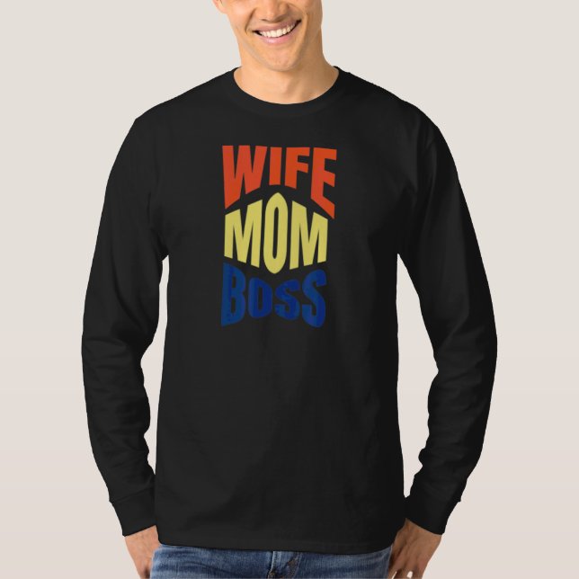 Camiseta Esposa Mamá Boss 1 (Anverso)