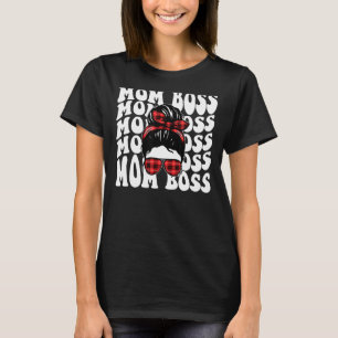 Camiseta Esposa Mamá Boss Madre Vida Orgullosa de decir el 