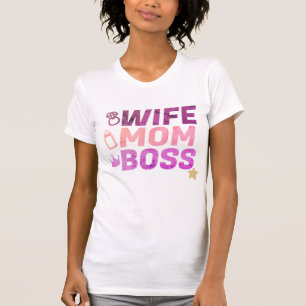 Camiseta Esposa Mamá Boss Tie-Dye