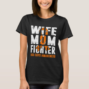 Camiseta Esposa Mamá Combatiendo Rsd Crps Conciencia