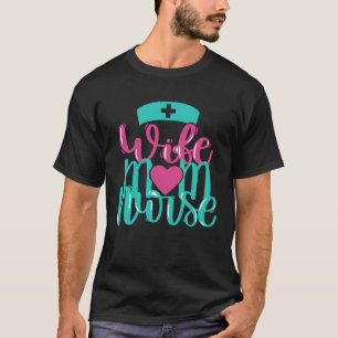 Camiseta Esposa Mamá Enfermería Inspiradora Enfermería de E