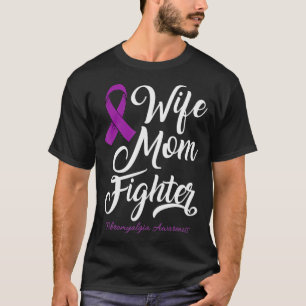 Camiseta Esposa Mamá Fibromialgia Sobreviviente de la conci