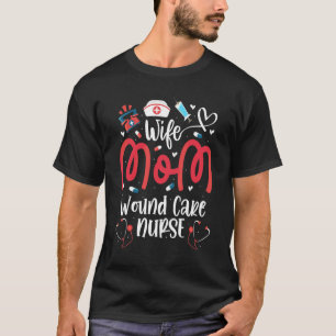 Camiseta Esposa Mamá Herida Cuidada Enfermera Rn Lpn Día de