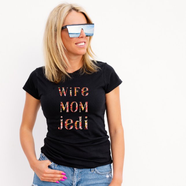 Camiseta Esposa Mamá Jedi (Subido por el creador)