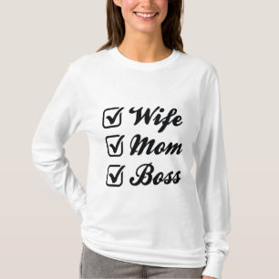 Camiseta Esposa Mamá Jefa