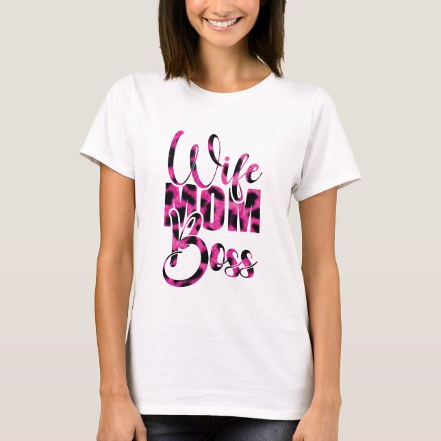 Camiseta Esposa Mamá Jefa - Día de la Madre (Anverso)