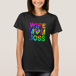 Camiseta Esposa Mamá Jefa Directora Ejecutiva Propietaria d