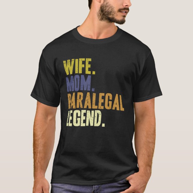 Camiseta Esposa Mamá Paralegal Paralegal Madre 1 (Anverso)