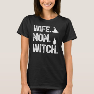 Camiseta Esposa Mamá Witch Halloween