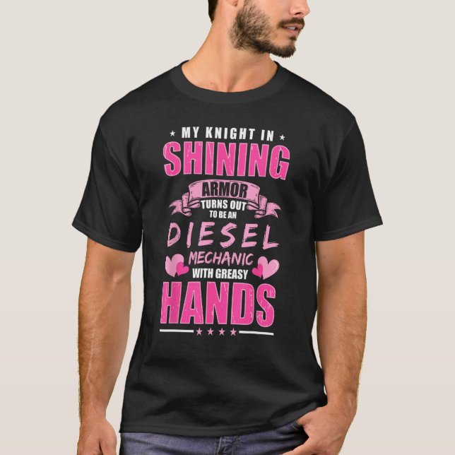 Camiseta Esposa Mecánica Diesel de Girlfriend Diesel (Anverso)