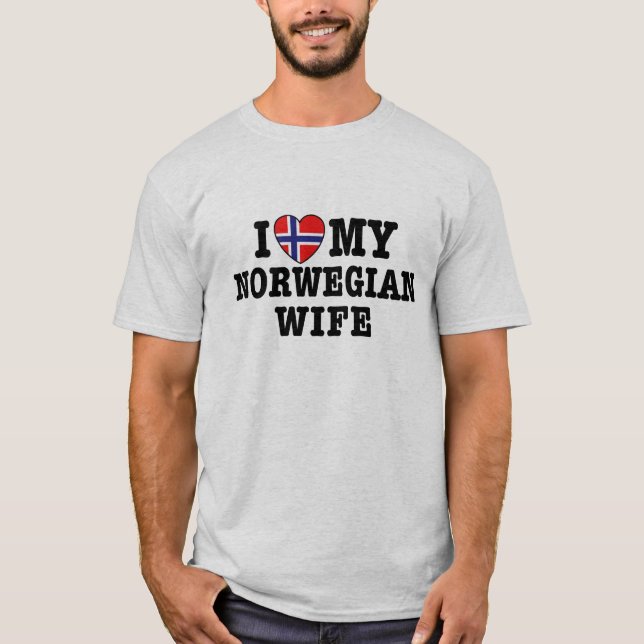 Camiseta Esposa noruega (Anverso)