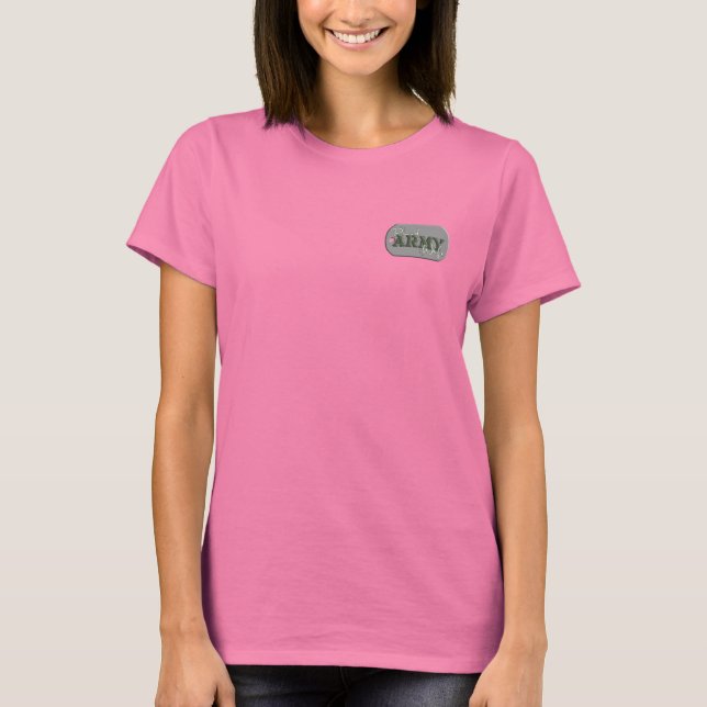 Camiseta Esposa orgullosa con espalda (Anverso)